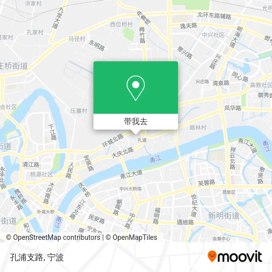 孔浦支路地图