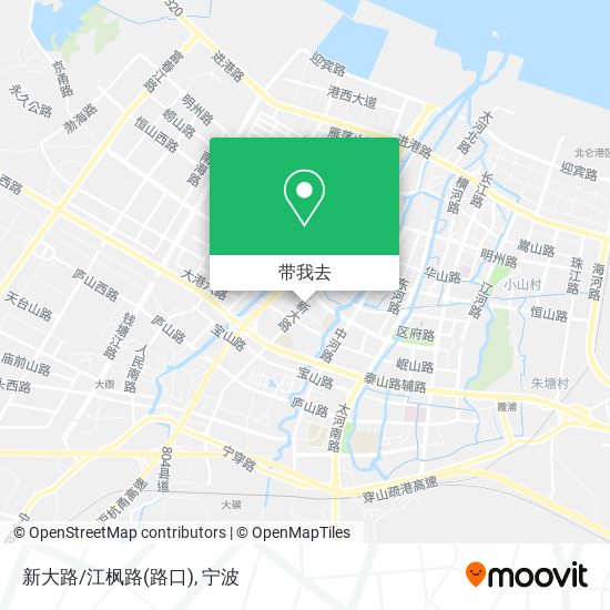 新大路/江枫路(路口)地图