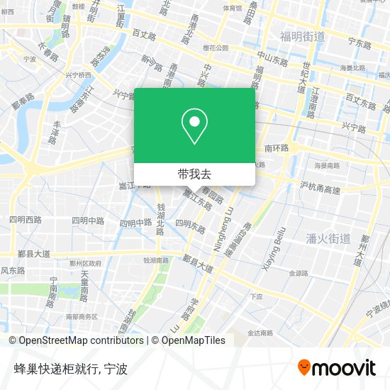 蜂巢快递柜就行地图
