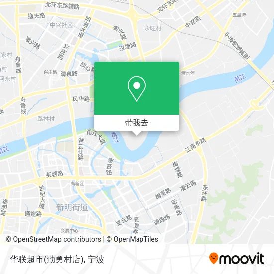 华联超市(勤勇村店)地图