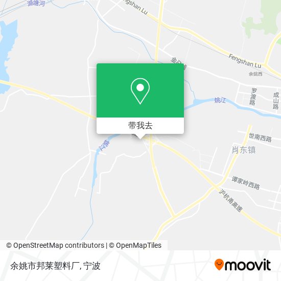 余姚市邦莱塑料厂地图