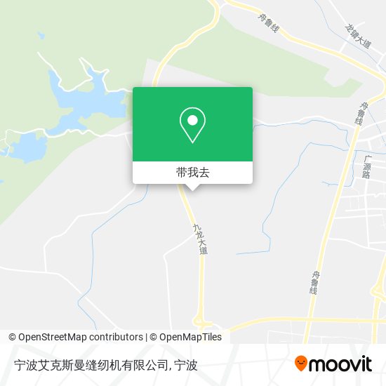 宁波艾克斯曼缝纫机有限公司地图