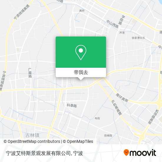 宁波艾特斯景观发展有限公司地图