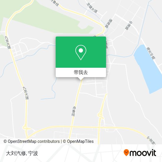 大刘汽修地图