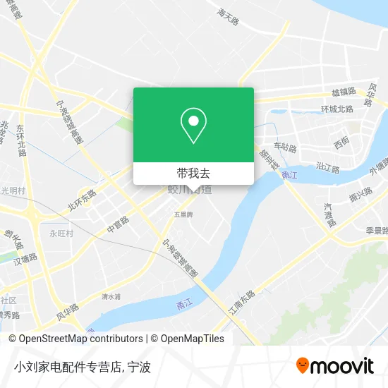 小刘家电配件专营店地图