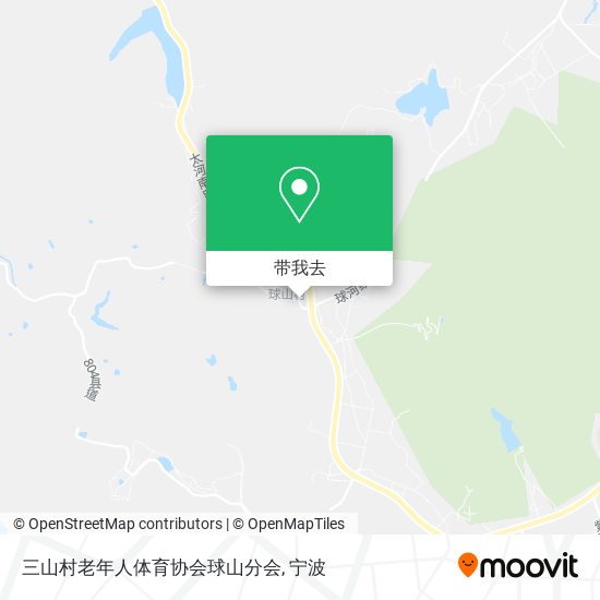 三山村老年人体育协会球山分会地图