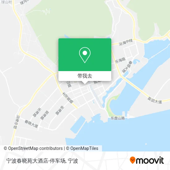宁波春晓苑大酒店-停车场地图