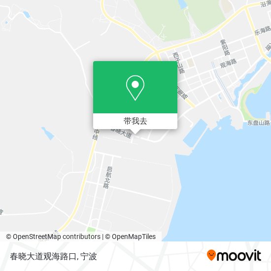 春晓大道观海路口地图