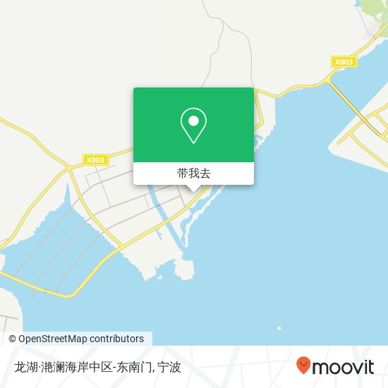 龙湖·滟澜海岸中区-东南门地图