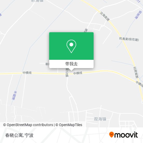 春晓公寓地图
