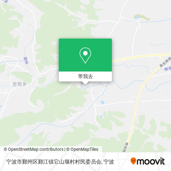 宁波市鄞州区鄞江镇它山堰村村民委员会地图