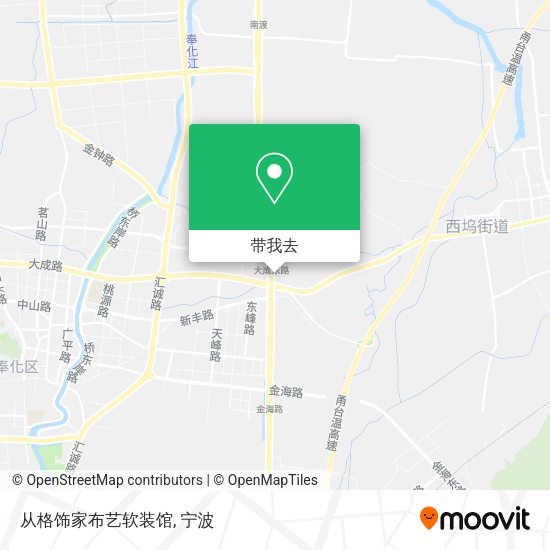 从格饰家布艺软装馆地图
