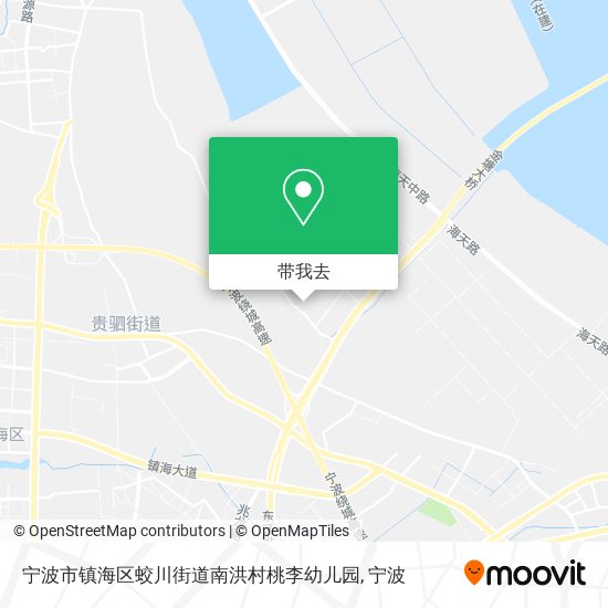 宁波市镇海区蛟川街道南洪村桃李幼儿园地图