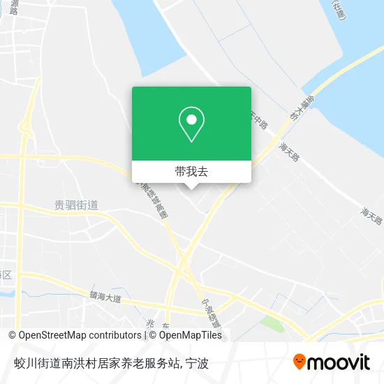 蛟川街道南洪村居家养老服务站地图