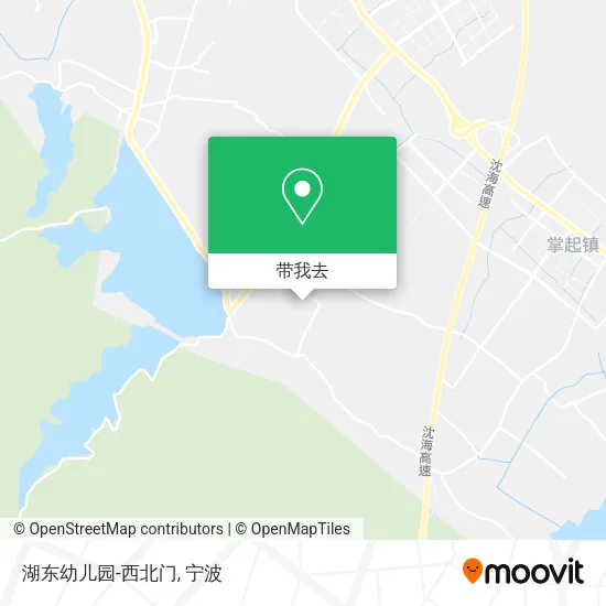 湖东幼儿园-西北门地图