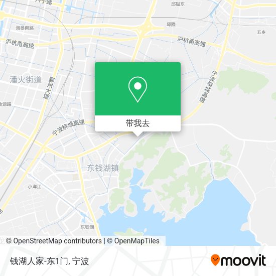钱湖人家-东1门地图