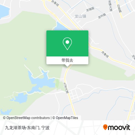 九龙湖茶场-东南门地图