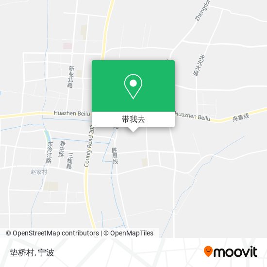 垫桥村地图