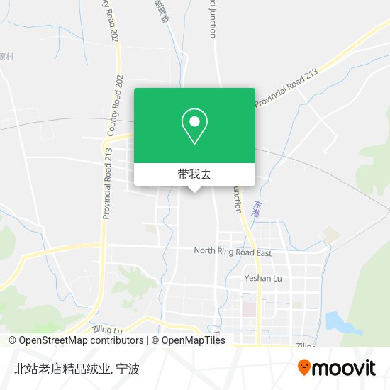 北站老店精品绒业地图