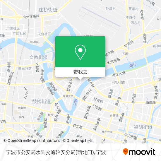 宁波市公安局水陆交通治安分局(西北门)地图