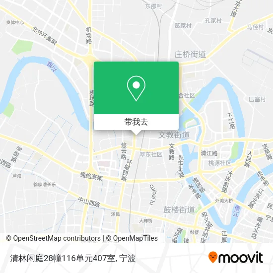 清林闲庭28幢116单元407室地图