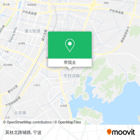 莫枝北路辅路地图