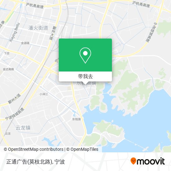 正通广告(莫枝北路)地图