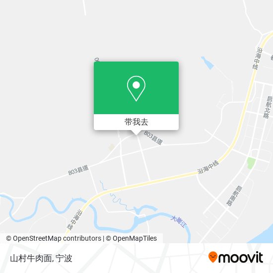 山村牛肉面地图