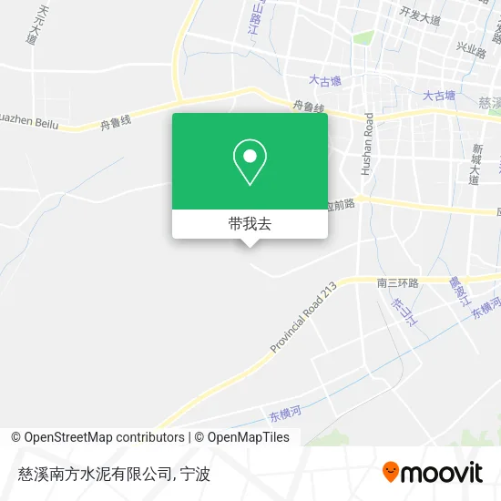 慈溪南方水泥有限公司地图