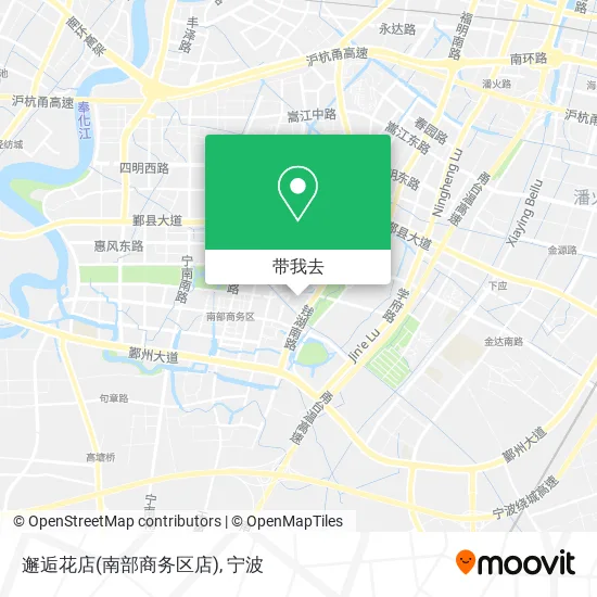 邂逅花店(南部商务区店)地图