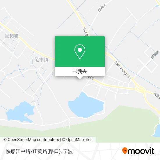 快船江中路/庄黄路(路口)地图