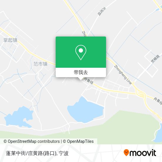 蓬莱中街/庄黄路(路口)地图