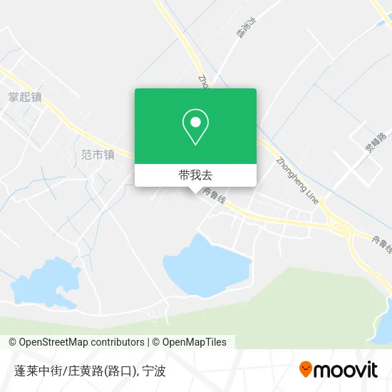 蓬莱中街/庄黄路(路口)地图