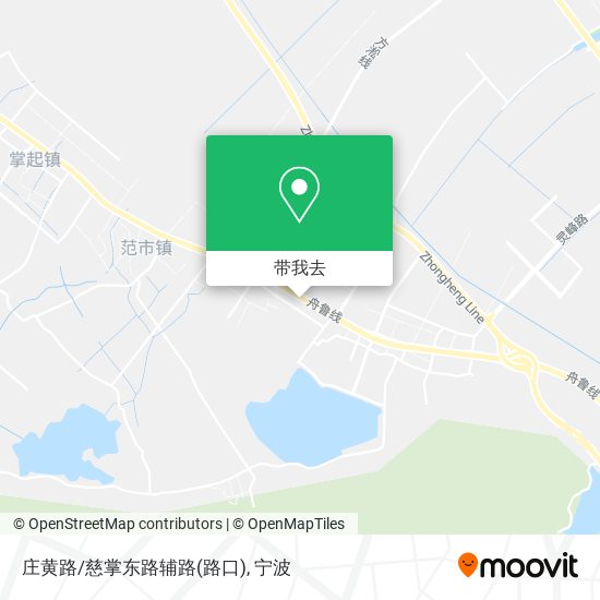 庄黄路/慈掌东路辅路(路口)地图