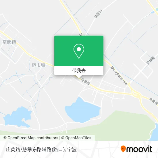 庄黄路/慈掌东路辅路(路口)地图