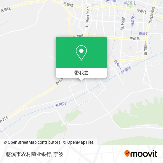 慈溪市农村商业银行地图