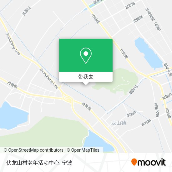伏龙山村老年活动中心地图