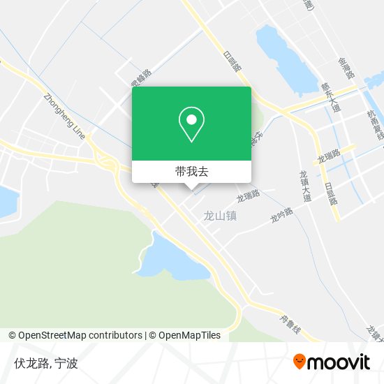 伏龙路地图