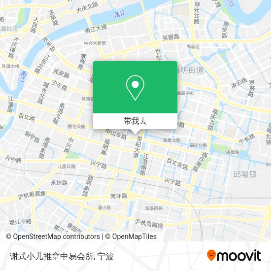 谢式小儿推拿中易会所地图