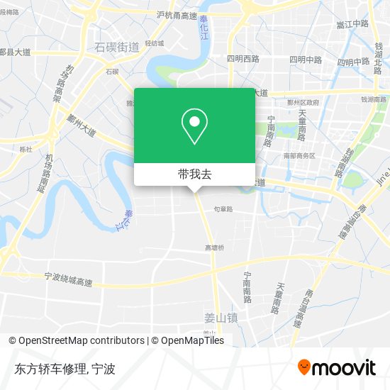 东方轿车修理地图