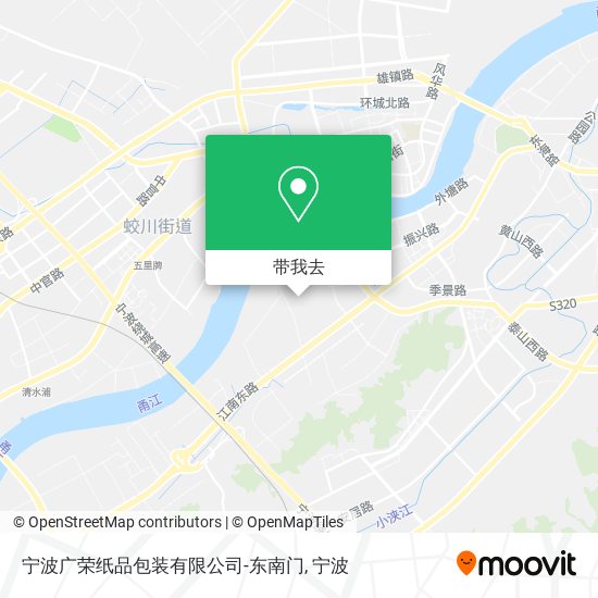 宁波广荣纸品包装有限公司-东南门地图