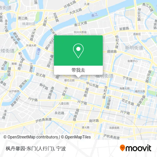 枫丹馨园-东门(人行门)地图