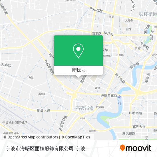 宁波市海曙区丽妞服饰有限公司地图