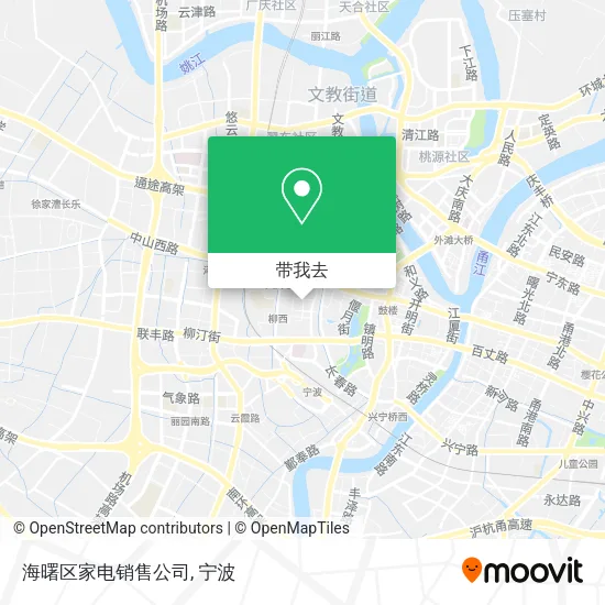 海曙区家电销售公司地图