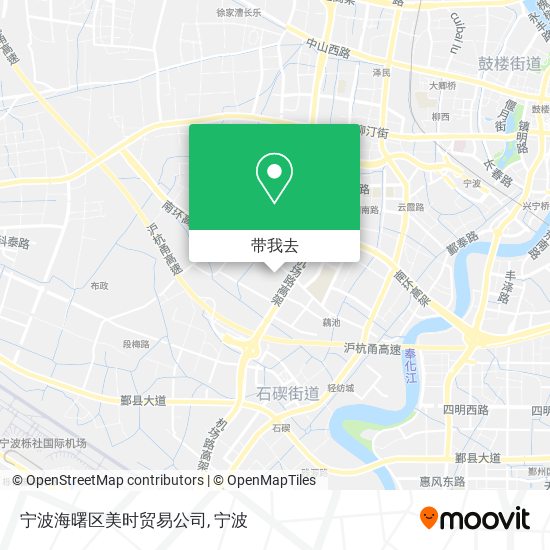 宁波海曙区美时贸易公司地图