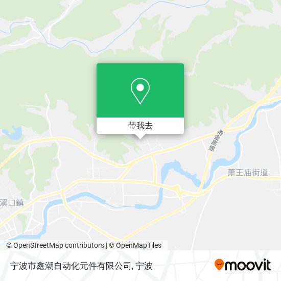 宁波市鑫潮自动化元件有限公司地图