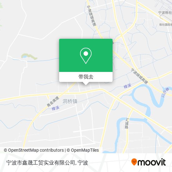 宁波市鑫晟工贸实业有限公司地图