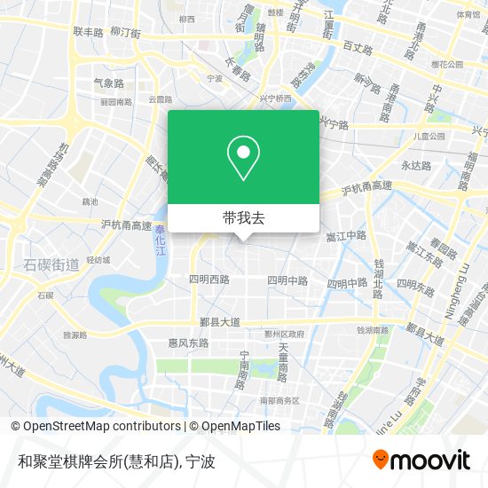 和聚堂棋牌会所(慧和店)地图
