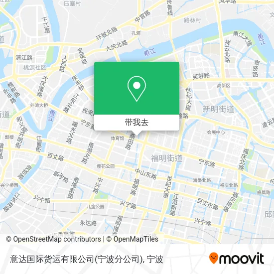 意达国际货运有限公司(宁波分公司)地图