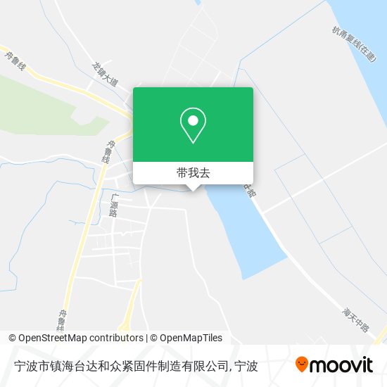 宁波市镇海台达和众紧固件制造有限公司地图